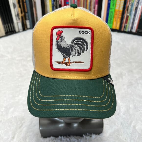 GOORIN BROS ROOSTER YELLOW HAT / TRUCKER HAT FARM - Picture 1 of 5